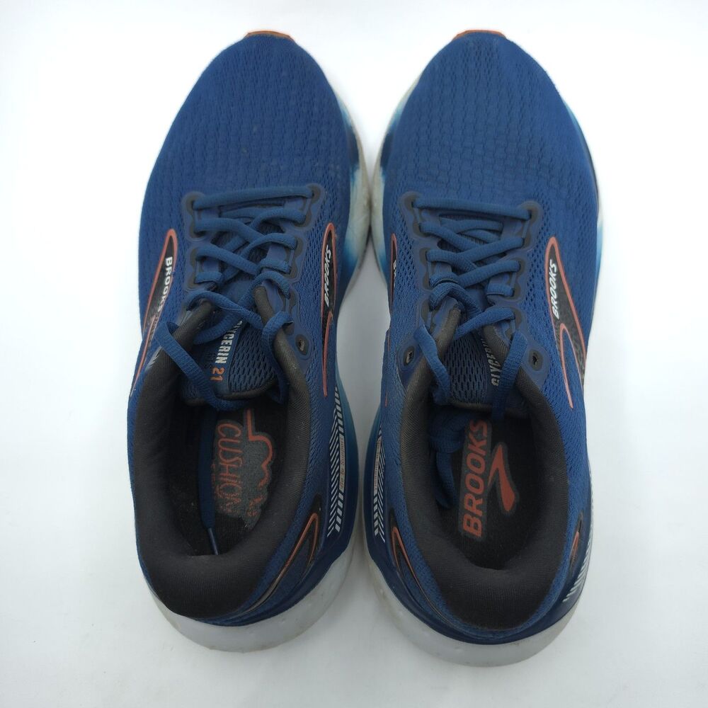 Brooks Glycerin 21 Running Shoes Sneakers Mens Size 9 Blue Opal Black Athletic - Picture 5 of 7